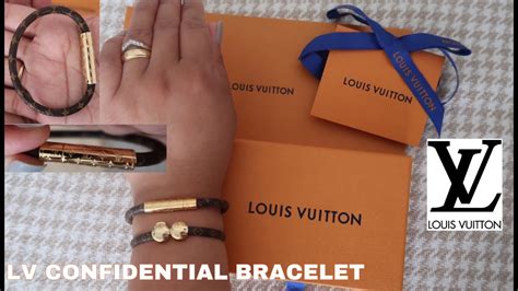 confidential bracelet lv|unboxing louis vuiton bracelet.